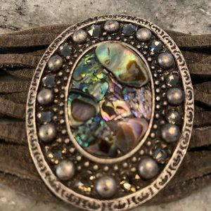 Stunning Leatherrock brand bracelet